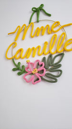 Cerceau décoratif - Modèle ''Fleur tropicale''