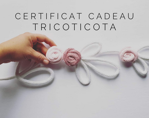 Certificat cadeau - TricoTicota - TricoTiCota