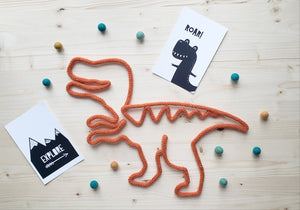 Dinosaure en tricotin - Tyrex - TricoTiCota
