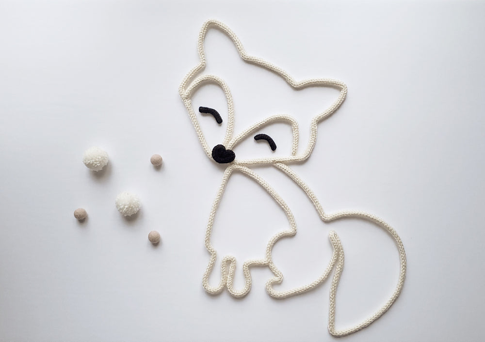 Le renard en tricotin