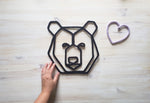 Tête d'ours origami