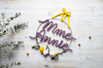 Cerceau décoratif - Modèle '' Feuillage et fleurs''
