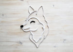 Loup en tricotin