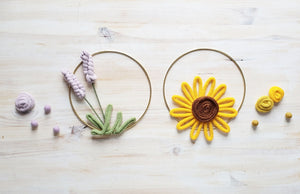 Cerceau décoratif - Lavande ou Tournesol - TricoTiCota