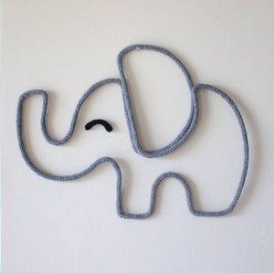 Éléphant en tricotin - TricoTiCota