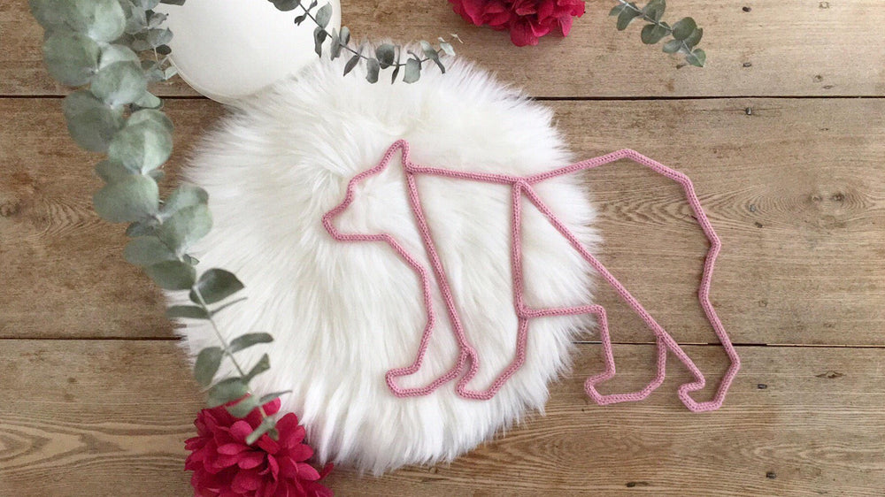 L'ours origami en tricotin - TricoTiCota