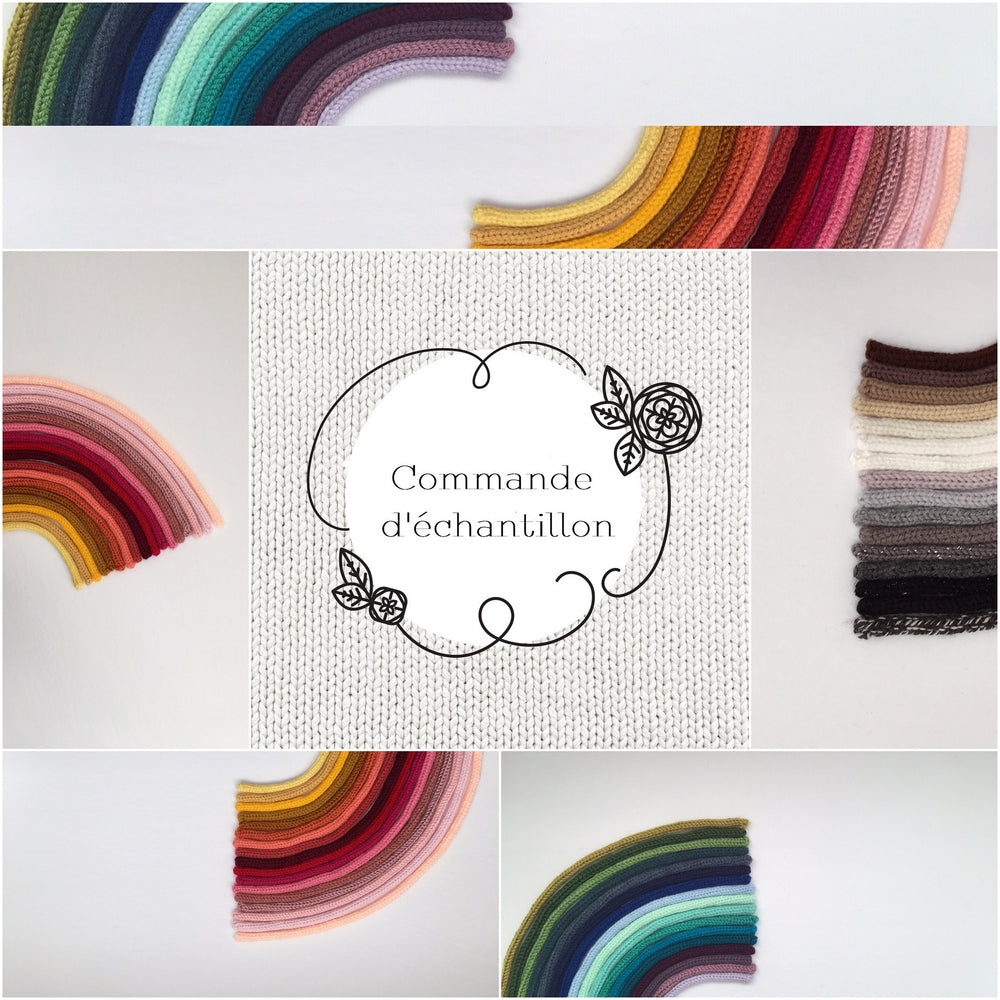 Commande d'échantillon - Échantillon de couleur - Tricotin