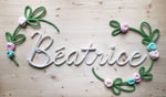 Ornement florale avec rosettes