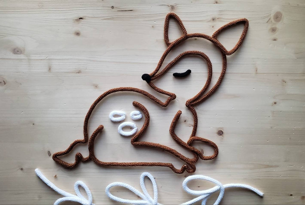 Le petit faon en tricotin - Bambi
